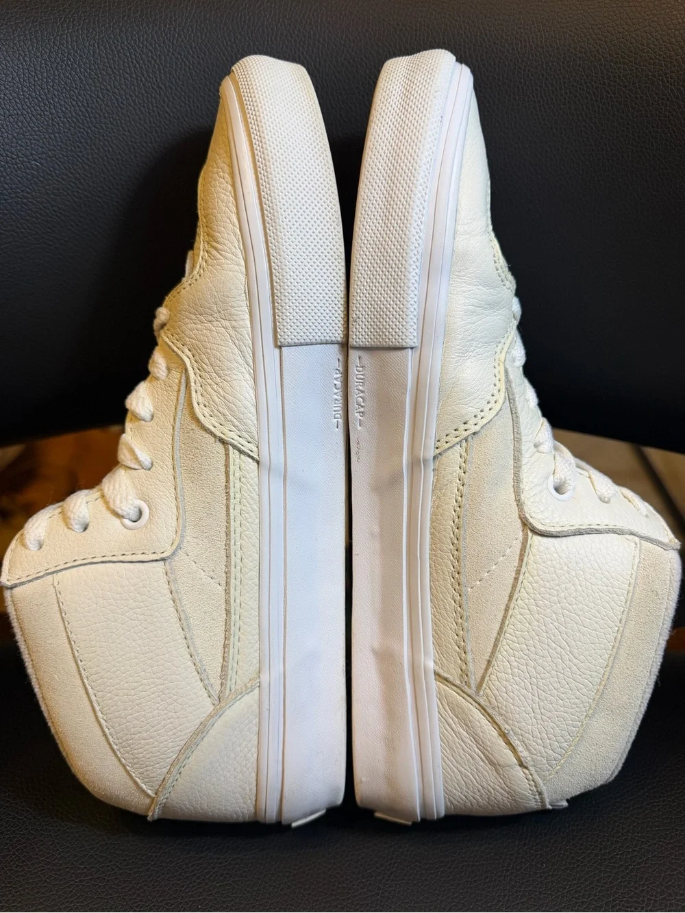 Vans Skate Half Cab 'Daz - White' mid-top skateboarding sneakers
